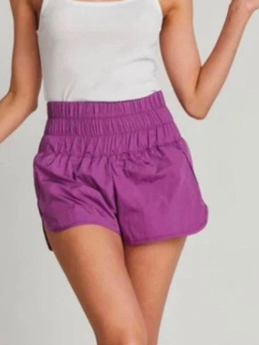 Free People Movement The Way Home Purple Athletic Shorts Size Medium